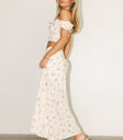 Flowy midi skirt