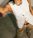 paneling white vest
