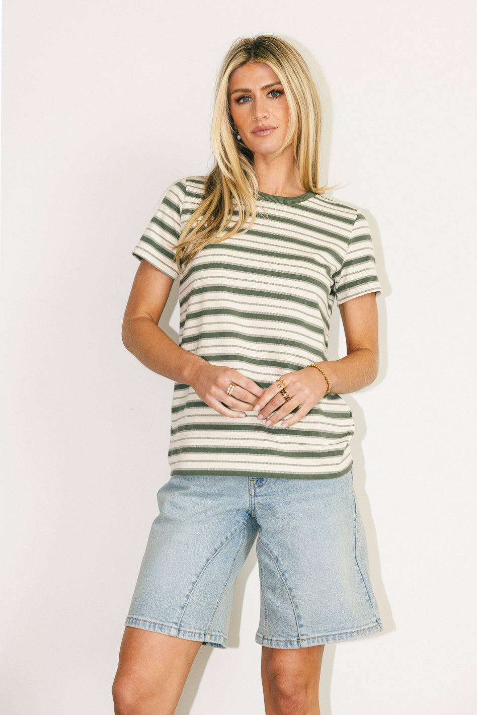 Knit top in sage