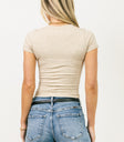 Joey Basic Top in Oatmeal