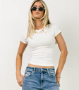 cropped shirt sleeve shirt