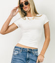 slightly cropped shirt