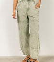olive baggy jeans