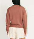 Knit top in taupe