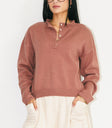 Plain color sweater
