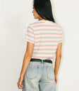 short sleeve striped top