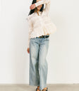 Knit top in cream
