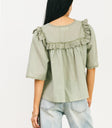 lace detail on back and sleeves