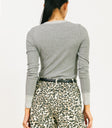 long sleeve grey top