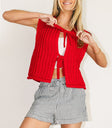 chunky knit vest