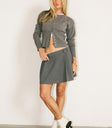 Knit top in grey