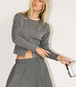 Grey cardigan