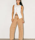 Barrel denim in brown
