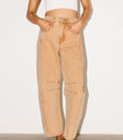 Two hand pockets denim in brown