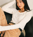 Lace top in cream
