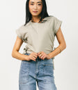Knit top in sage