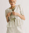 short puff sleeve top