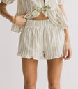 elastic waistband shorts