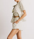 Ruffle hem shorts
