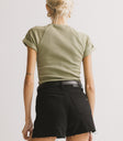ribbed green top