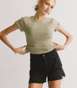 round neckline top
