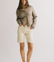 long sleeve brown shirt