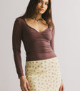 top in mauve