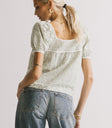 short puff sleeve blouse