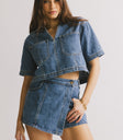 denim paneling details