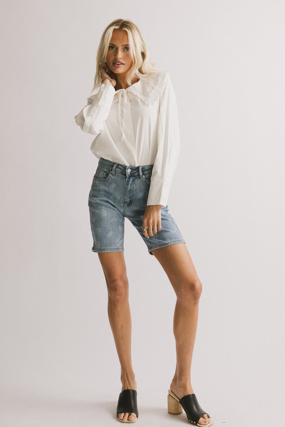 white blouse
