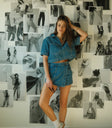 denim top