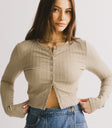 Round neck knit top