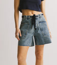 medium denim shorts