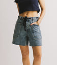 adjustable tie waist on shorts