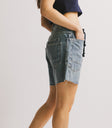 two pockets on front and back of shorts