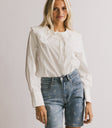 button up collared top