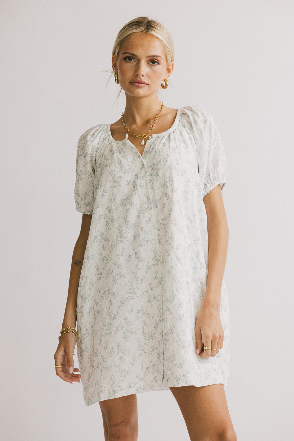 button up midi dress
