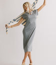 midi length tee shirt dress