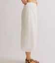 white midi skirt