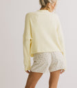 butter yellow long sleeve cardigan