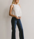 Cropped top in white