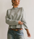 Long sleeves top in blue