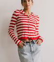 Button up top in red