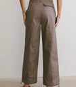 Woven pants in mauve