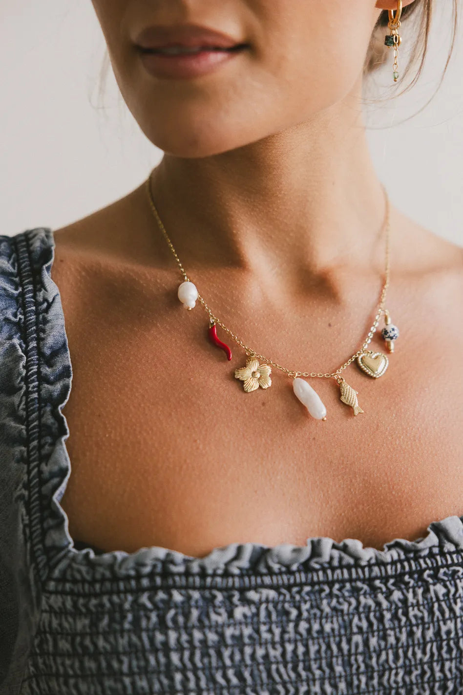 Margot Charm Necklace