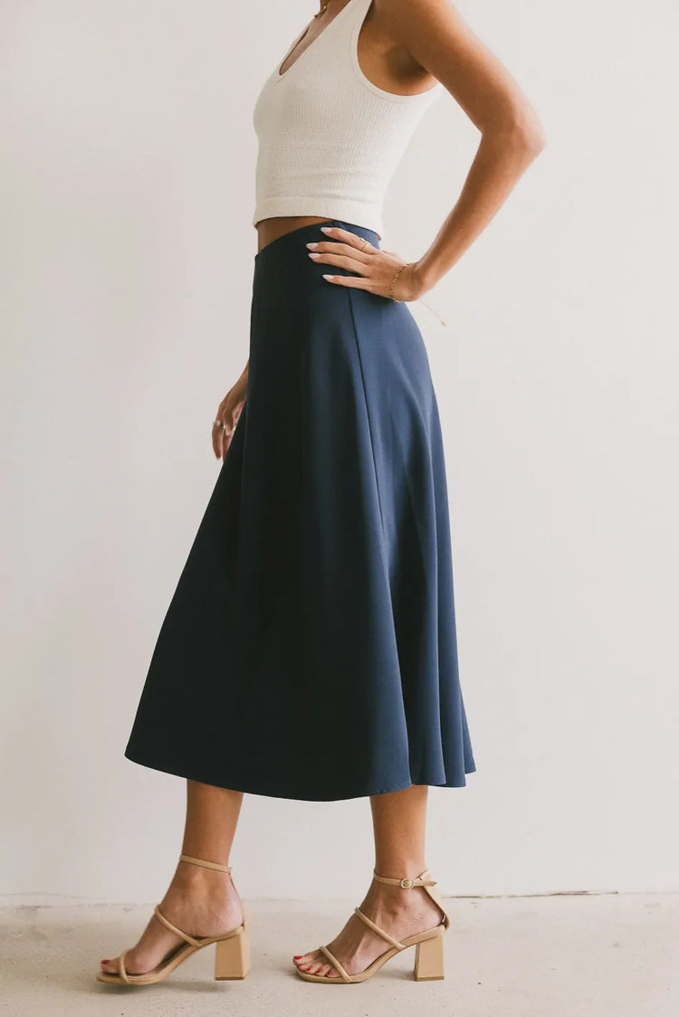 Blue skirt