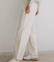 Pants in cream