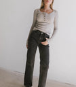 Two hand pockets denim in grey