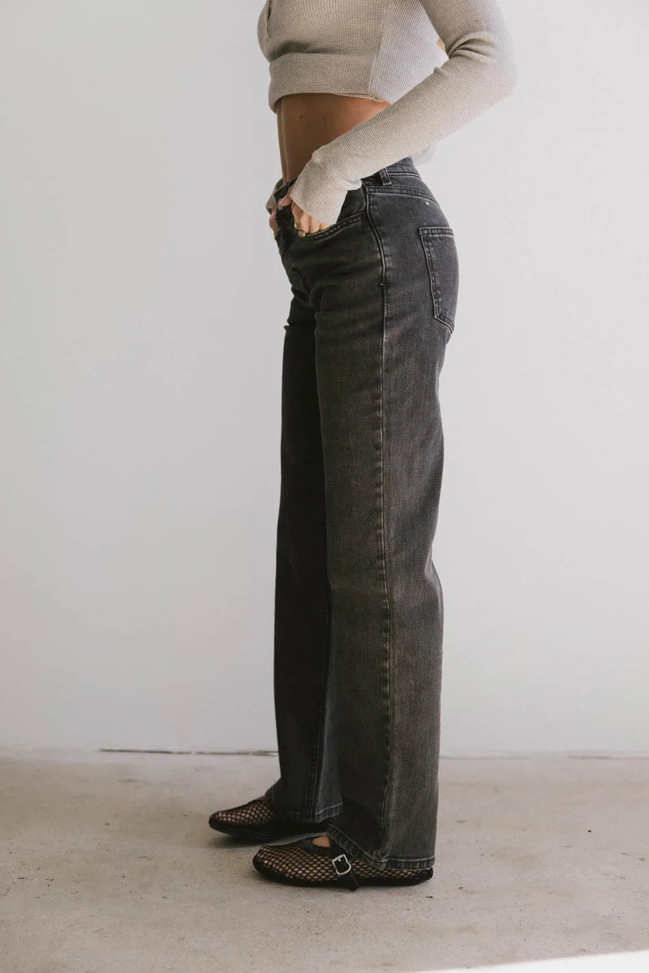 Denim in grey