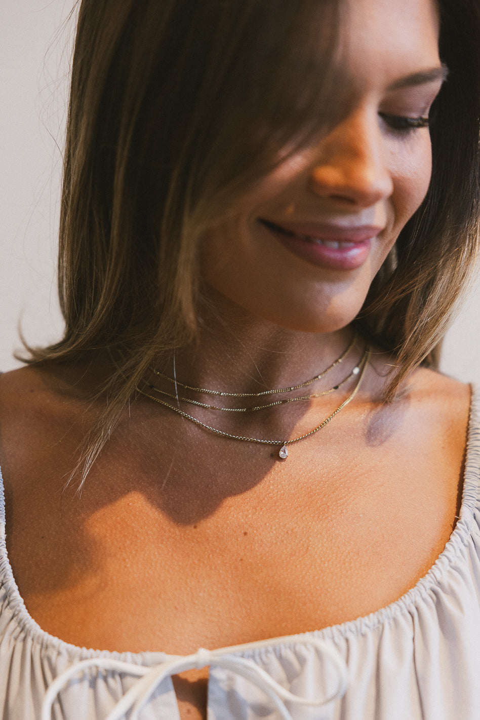 Three layer necklace